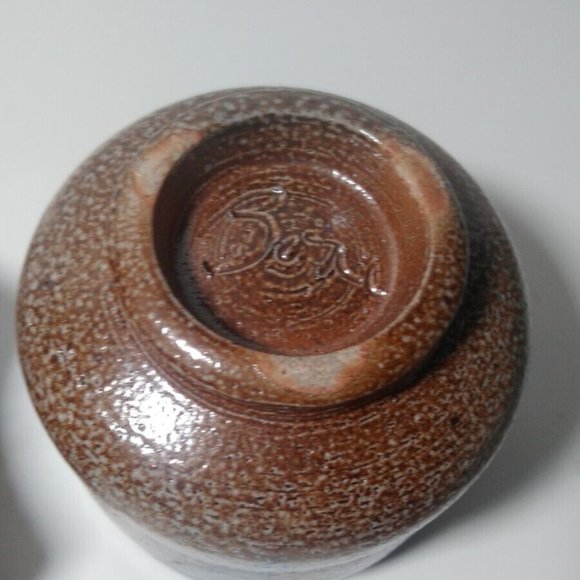 Lot Of 3 Handmade Studio Art Pottery Decorative Pieces Home Décor Signed Vase - Picture 5 of 12